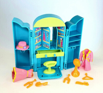 Origin Products Ltd, Polly Pocket ähnl. Wardrobe, Ankleideschrank, 2001, m. 10 T