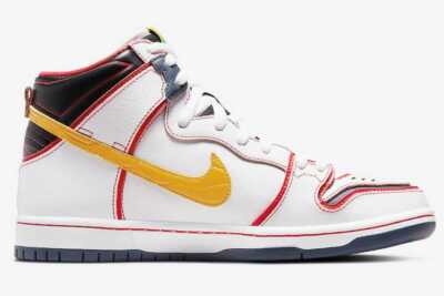 Gundam Unicorn × Nike SB Dunk High PRO QS UNICORN DH7717-100