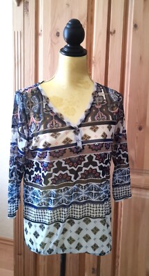 Neu Transparente Bluse von Comma in Größe 38 M