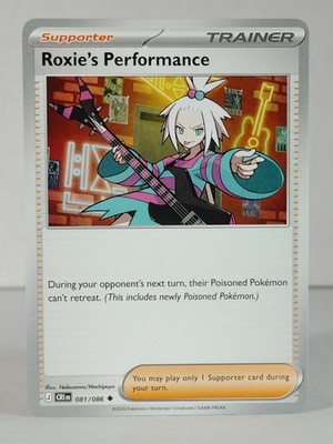 Roxie's Performance - ME: Chaos Rising #081 - POKEMON - NM - singles