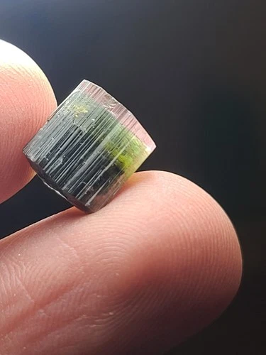09 Carat Tourmaline Terminated Natural Pink Cap Crystal From StakNala Skardu
