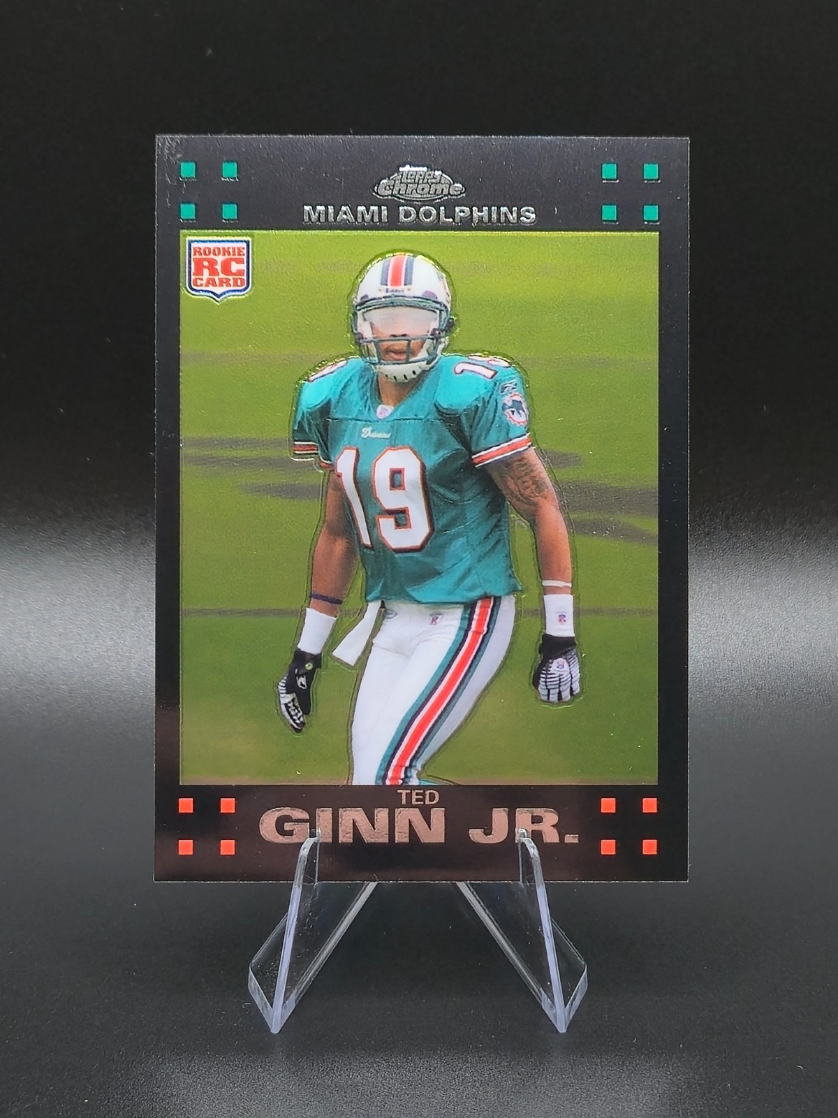 2007 Topps Chrome #TC201 Ted Ginn Jr. RC! Dolphins