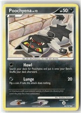 Pokemon Poochyena Platinum 86/127 NM