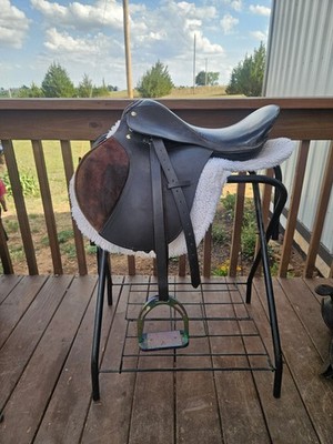 17'' all purpose English  Saddle leather and synthetic