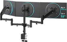 Triple Monitor Mount for 13-32 Inch Screens, up to 19.8 Lbs per Arm