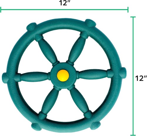Jungle Gym Kingdom Playground Accessories - Pirate Ship Wheel for Green - Picture 8 of 8