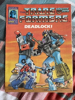 Transformers By Marvel Comics Uk Issue Number 105 March 1987 With Inhumanoids