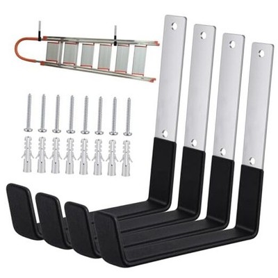 4 Pcs Heavy Duty Garage Hooks, Stainless Steel Wall Mount Utility Hooks