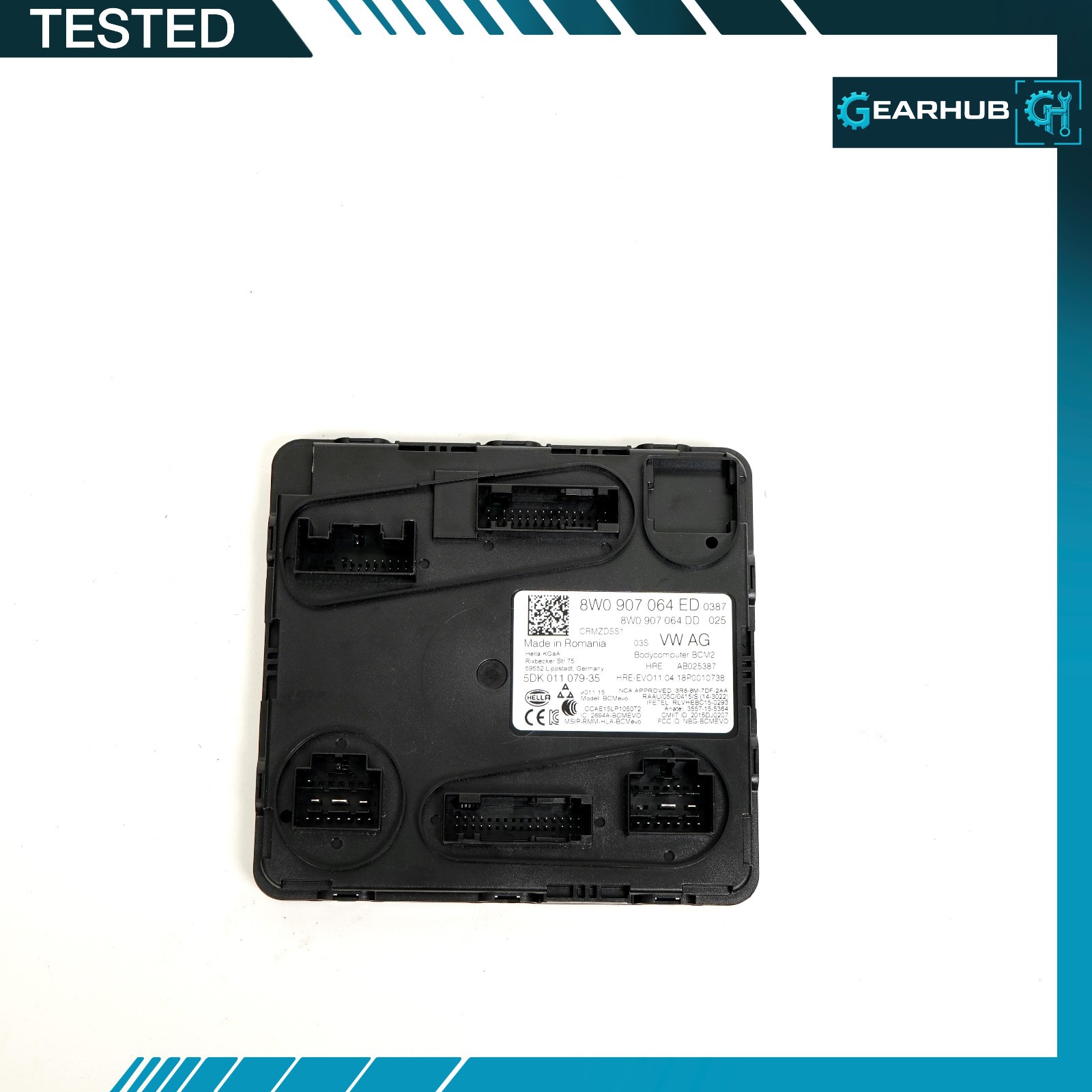 17-23 Audi B9 S5 S4 Q5 Q7 BCM BCU Body Control Module 8W1907064DD OEM 37K
