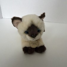 Aurora - Miyoni - 8.5" Siamese Cat Realistic Stuffed Animal