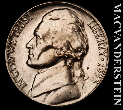 1953-D Jefferson Nickel — photo from the most recent tracked eBay sale