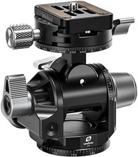 LEOFOTO G3 Geared pan head Folding Size 96mm 450g with BPL-50N Plate 3/8 Bit F/S