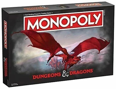 USAopoly Dungeons and Dragons Monopoly Game - New/Sealed
