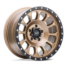 17x8.5 Pro Comp 9634 Rockwell Matte Bronze With Black Lip Wheel 6x135 (0mm)