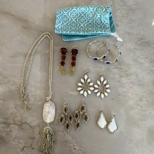 Vintage collectors Kendra Scott Jewelry Lot 6pc Earrings & Necklace