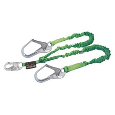 HONEYWELL MILLER 231M-Z7/6FTGN Shock-Absorbing Lanyard,Green 3LCV5