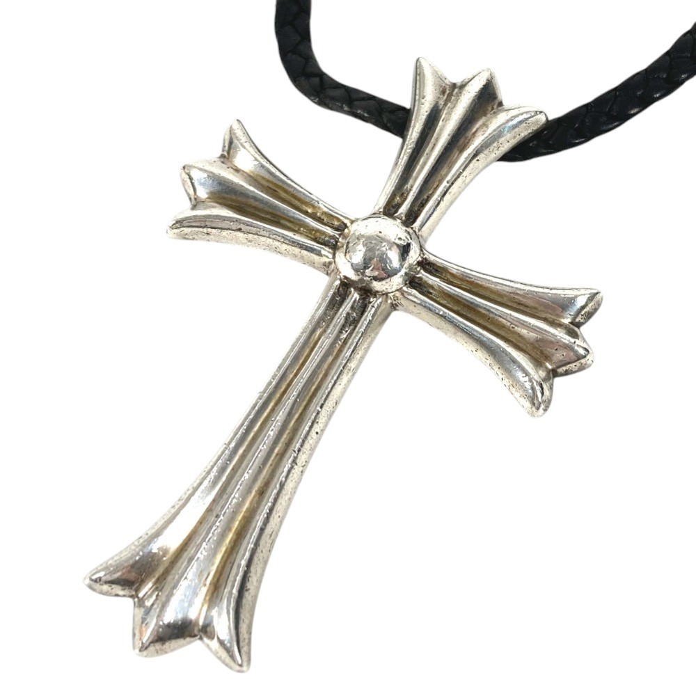 CHROME HEARTS　クリーナー&クロス CHROME HEARTS CROSS LARGE CH Cross Large Choker Pendant Leather