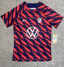 Nike Men’s USMNT Pre Match Soccer Jersey Medium 2023-24 Replica USA