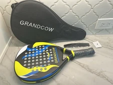 Grandcow Carbon Fiber Power-Lite Paddle / Racquet with cover