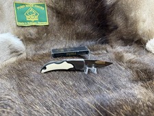 Coltello Puma 821 Lord 1998 con manici crema come nuovo con scatola nera Puma con etichetta