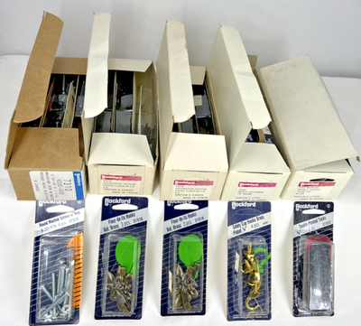 #ad #ad Mixed Lot Rockford Hardware Nuts amp; Bolts Picture Cup Hooks amp; Pointed Tacks USA $14.90