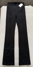 VAARA Flared Split Legging With Zip Piping Detail Black Medium SSENSE 33” Inseam