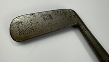 P W PGA Approved Hickory Shaft Putter Vintage 1930 Steel Head Golf Putter