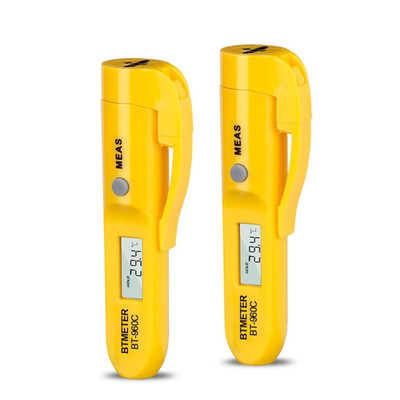 Digital Infrared Thermometer with Pocket Clip - Instant Read Thermometer Non-Con