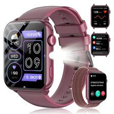 Smartwatch 100 Sports Heart Rate Sleep Blood Pressure Monitor Touchscreen