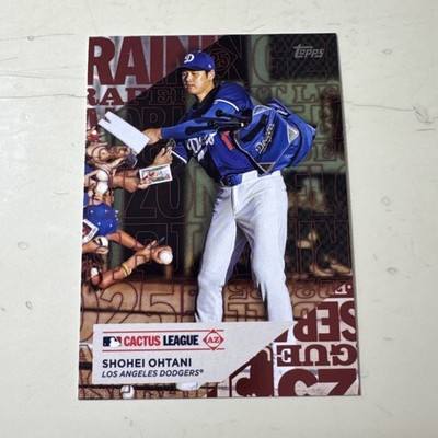 2025 Topps Series 1 Shohei Ohtani Cactus League Spring Insert Dodgers LAD