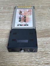 KWorld NB-TV 100 VS-NBTV100 PCMCIA CardBus Retro TV Tuner Capture Untested