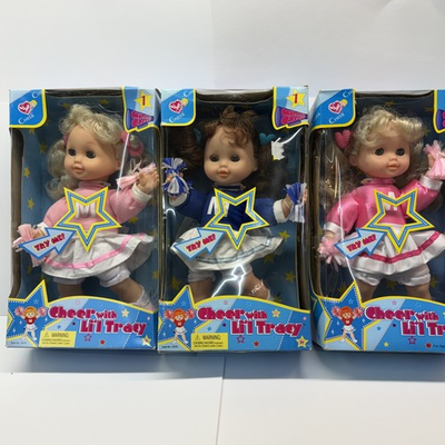 #ad Lot of 3 Munchkin Cheers with Lil’ Tracy Electronic Talking Cheerleader $75.00