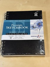 Stillman Birn Epsilon Series Wirebound Sketchbook 6x8 MIXED MEDIA 100 Pgs NIP