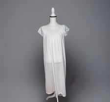 Vintage Oscar De La Renta Neiman Marcus White Maxi Nightgown Size Large