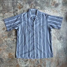 Triumph Of California Vtg Men Shirt La Short Sleeve Button Up Multicolor Stripe
