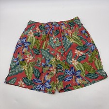 George Swim Shorts Men M Floral Multicolor Pockets . 40646