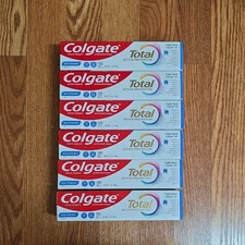 Lot of 6 Colgate Total Active Prevention Toothpaste, WHITENING, 5.1 oz, Paste