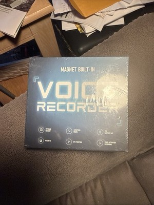 Magnetic Mini Voice Recorder 9800Hrs -Voice Activated- 70Hrs Battery- NEW SEALED