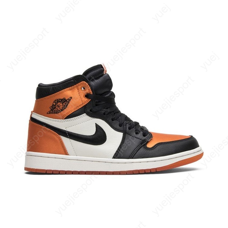 Air Jordan 1 Satin Shattered Backboard 11W(9.5M) Air Jordan 1 Satin Black Toe bred shattered backboard aleali  main image 2