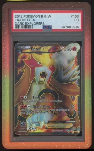 Entei-EX graded PSA 1 for sale on eBay