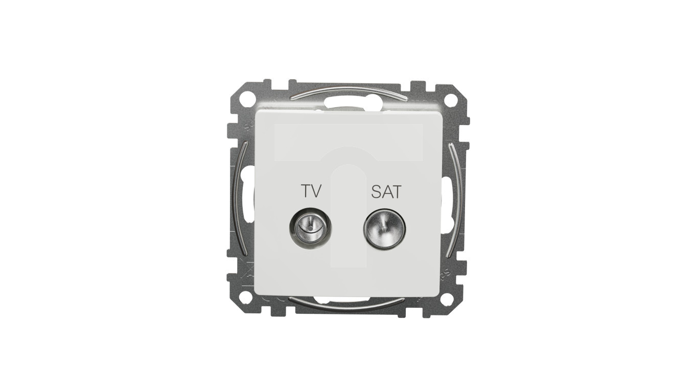 TV/SAT final socket (4dB), white, Sedna Design and Elements SDD111471S