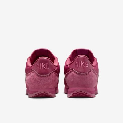 burgundy nike cortez velvet
