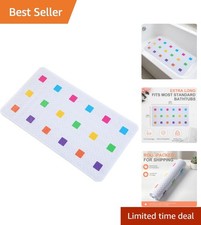 Cute Easy-Clean Non-Slip Bath Mat for Kids - Secure Vibrant Design