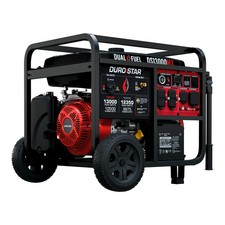 DuroStar DS13000MX 13,000W/10,500W Dual Fuel Portable Generator w/ CO Alert