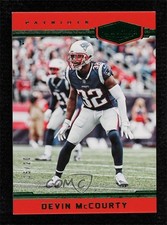 2018 Panini Plates & Patches Green 5/20 Devin McCourty #128 0c3