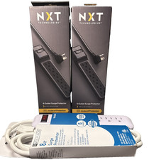 NXT Technologies Surge Protector Plus a Utilitech Surge protector Lot of 3