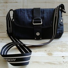 GIVENCHY Borsa a tracolla Borsa 4G Nylon Pelle Nera Autentica