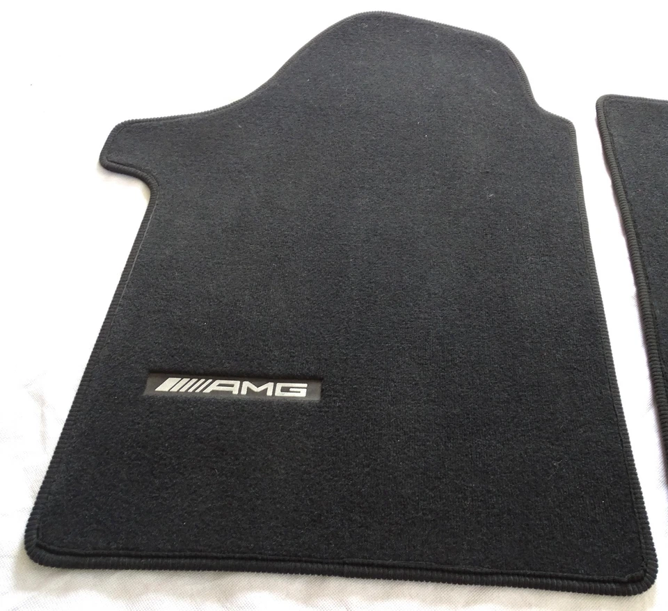 GENUINE MERCEDES VITO V-CLASS 2015-2024 VELOUR FLOOR CARPET MATS SET OF 2 FRONT. - Image 4 of 4