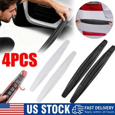 4PCS Car Front Rear Corner Bumper Guard Protector Anti-collision Strip Sticker