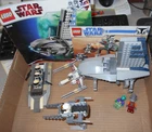 Lot Star Wars 6 Lego Mini Figures Vehicles Separatist Shuttle Clone Walker